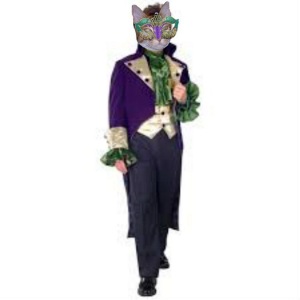 My Mardi Gras Costume for Cat Scouts!!